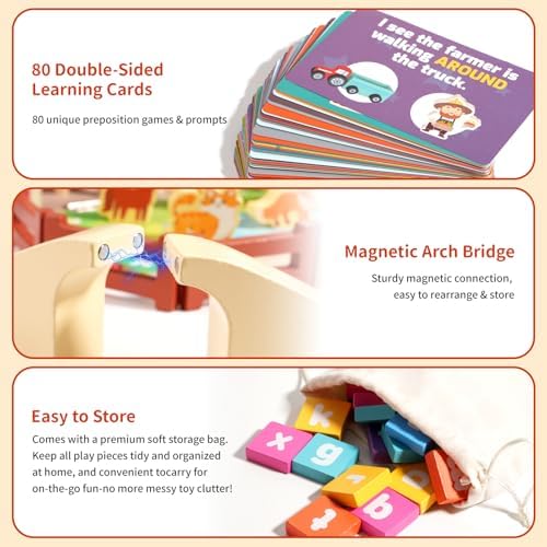 INIFEIDALA Montessori Farm Dollhouse for Toddlers 3-5 - Image 6