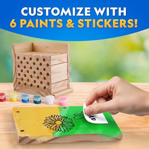 National Geographic Build a Bee Habitat Nature Craft Kit for Kids - Image 5