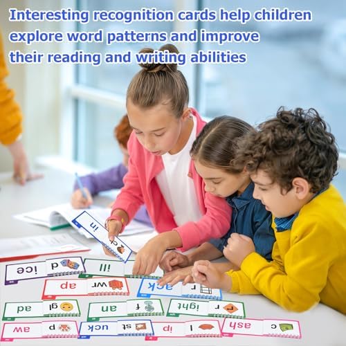 30 Read and Rhyme Flip Books for Kids, Word Family Phonics Flash Cards for Toddlers, Kindergarten & Homeschool Preschool Learning Activities, Sight Words Games for Ages 3+ - Image 7