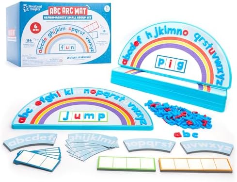 Educational Insights ABC Arc Mat AlphaMagnets Small Group Set by EducationalInsights