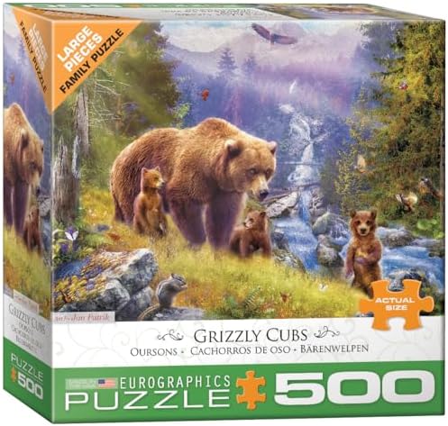 Grizzly Cubs by Jan Patrik by EuroGraphics
