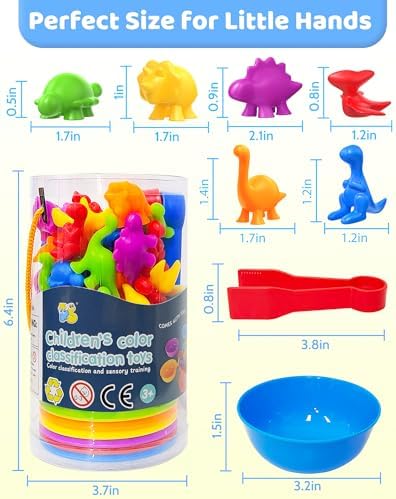 Counting Dinosaurs Montessori Toys for 3 4 5 Years Old, Learning Toys Gifts - Image 6