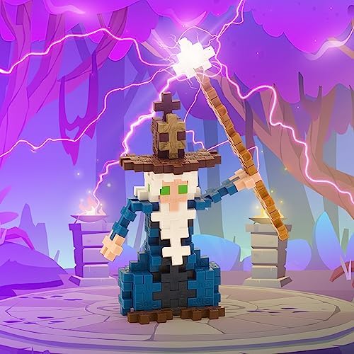 PLUS PLUS Wizard Tube - 3D Figure Building Block Set - Image 2