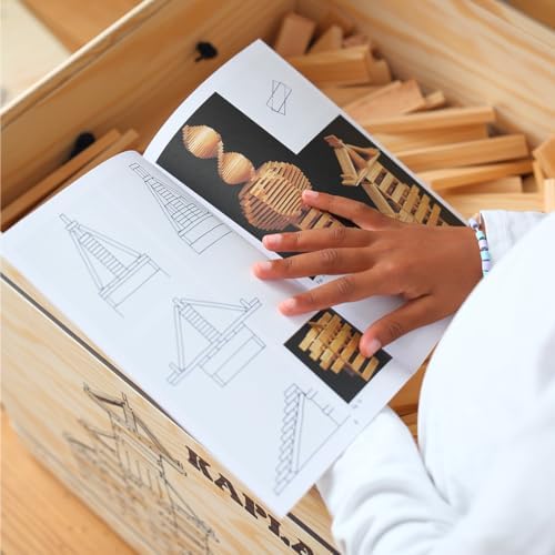 KAPLA Wooden Construction Set - 1000 Building Planks in a Chest - for Ages 3+ - Image 6