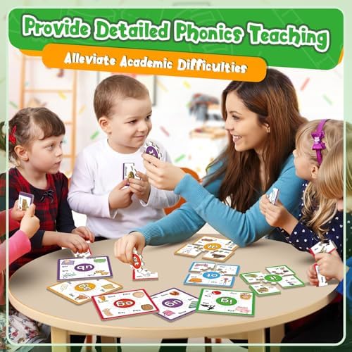 Edulok Phonics Puzzle Games, Spelling Games, Phonics Flash Cards, Sight Word Flash Cards for Toddlers, Learning Educational Toys, Kids Preschool Learning Activities, Homeschool Supplies, Learn to Read - Image 5