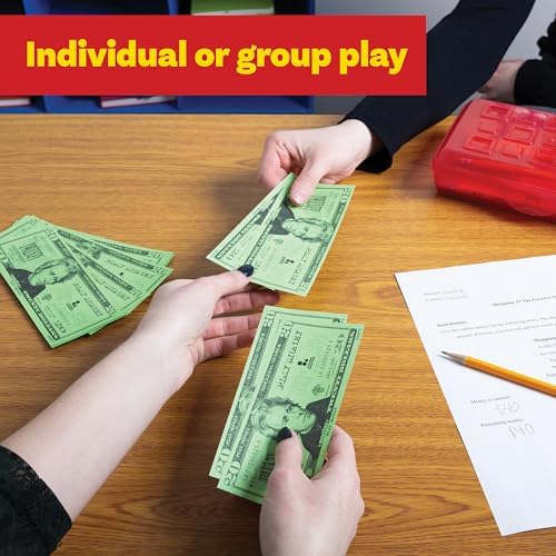Learning Advantage Twenty Dollar Play Bills, Set of 100 Paper Bills - Image 5