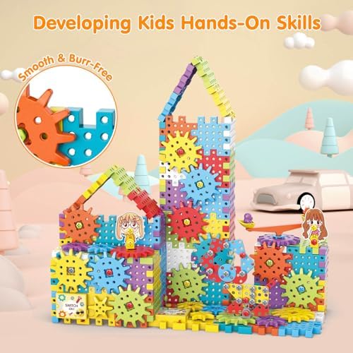 Building Toys, 234 Pieces Upgrade Gear Building Blocks Set - Image 2