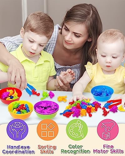 48 Pcs Counting Dinosaurs Toys for Kids 3-5, 4-8, Montessori Learning Toys - Image 4