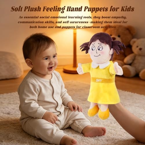 Shy Emotion Hand Puppet for Kids & Toddlers – 12 Inch - Image 5