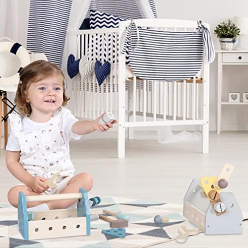 Montessori Wooden Tools Toddler Educational Construction Toy - Image 2