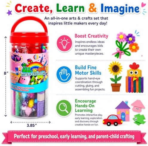 FUNZBO Arts and Crafts Supplies for Kids - Back to School Supplies - Image 5