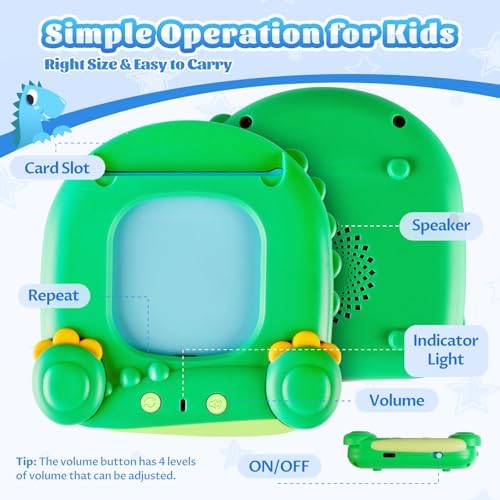 MindPal Talking Flash Cards for Toddler, Kids Learning Toys, Children's Sensory Education Speech Therapy Toys,Montessori Learning Educational Present for 3+ Year Old with 224 Sight Words - Image 6