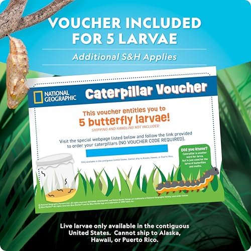 National Geographic Ultimate Butterfly Growing Habitat Kit for Kids - Image 6