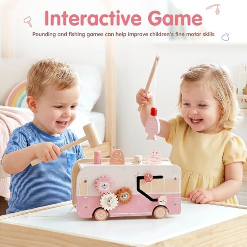Vanplay Hammering Pounding Toys for 1 2 Year Old Girl Birthday Gifts - Image 2