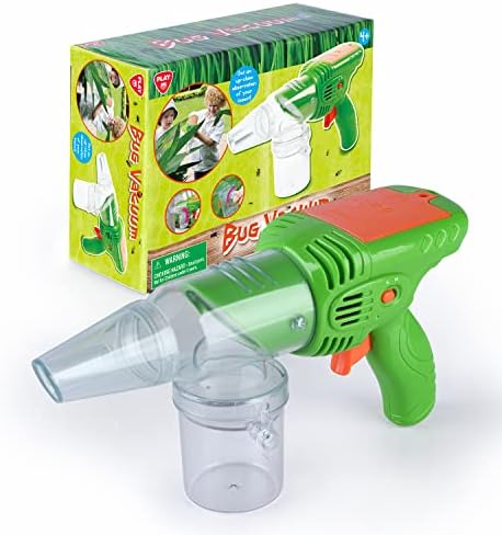 PLAY Bug Vacuum for Kids,Bug Catcher kit for Kids,Eco-Friendly Bug Suction Toy Vacuum with Magnifying Glass Viewing Chamber, for Boys Age 4+ by PLAY