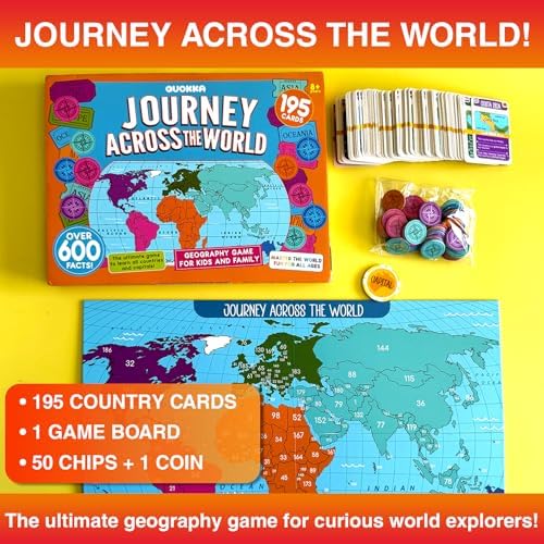 Board Games for Kids 8-12 - Educational Geography Games for Kids and Family - Image 2