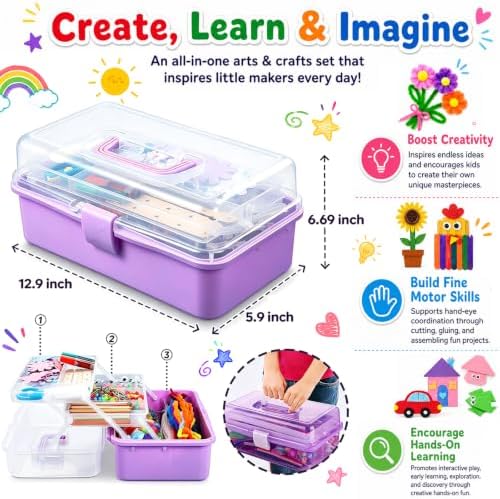 Arts and Crafts Supplies for Kids - Back to School Supplies with Glue Stick - Image 5