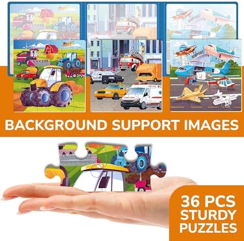 Magnetic Puzzles for Toddlers 3-5 - Kids Travel Toys for Boys and Girls - Image 4
