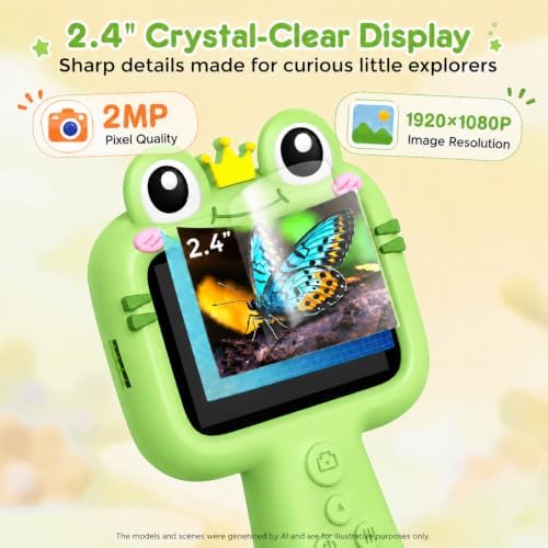 Kids Toy Borescope Camera with Light, 2.4" 1080P Outdoor STEM Toy - Image 2