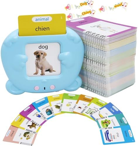 MAYAPHILOS English and French Talking Flash Cards with 510 Sight Words by MAYAPHILOS