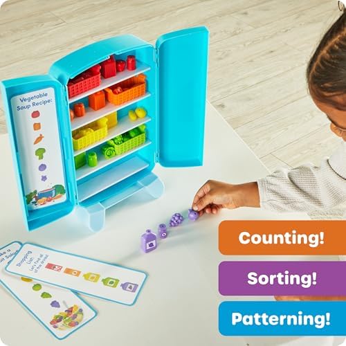 Learning Resources Sorting Snacks Mini Fridge - Image 2
