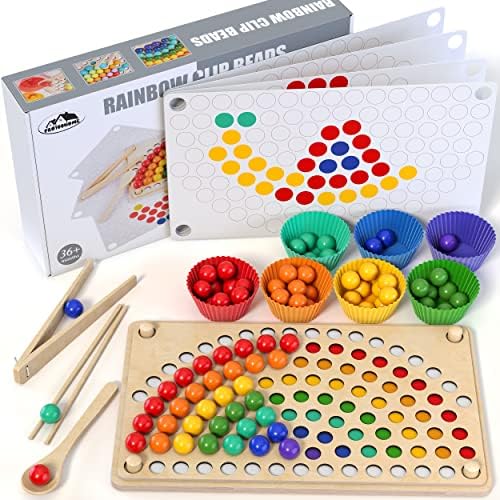 Toddler Wooden Learning Montessori Toys for 3 4 5 Years Old by PRO100HOME