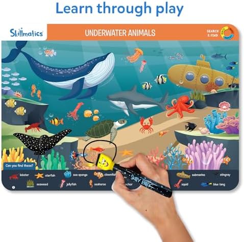 Skillmatics Search and Find Animals – Reusable Preschool Learning Activity - Image 4