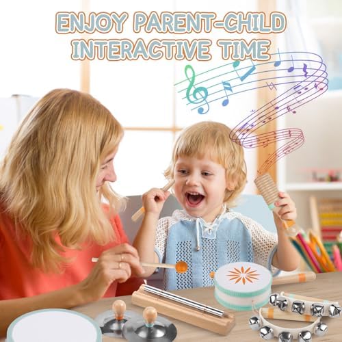 Baby Musical Instruments - Montessori Wooden Musical Toys for Toddlers Kids - Image 4