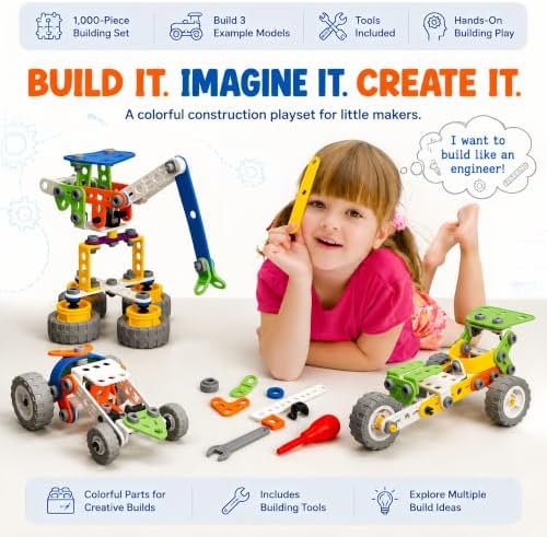 11 in 1 STEM Building Toys, 175 Pieces Construction Kit for Kids Ages 4-8 - Image 4