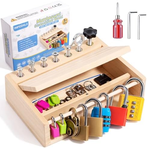 INIFEIDALA Montessori Toys for 3 4 5 6 Year Old Birthday Gift by INIFEIDALA