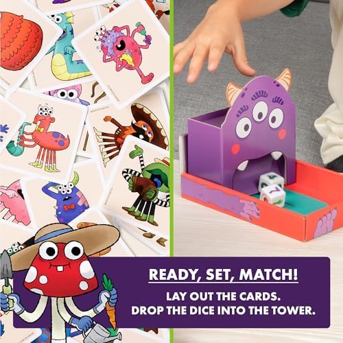 Exploding Kittens Monster Match, 2-6 Players, Ages 4+ Kids Matching Game - Image 4