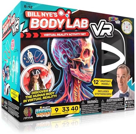 Abacus Brands Bill Nye's Science Squad Body Lab VR- Kids STEM Activity Set by ABACUSBRANDS