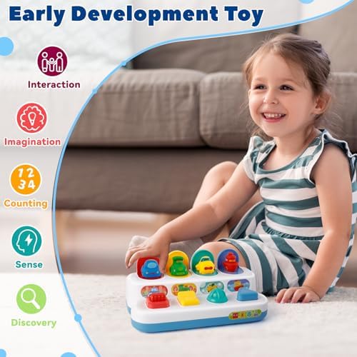 Interactive Cause & Effect Pop-Up Vehicle Toy for Toddlers 1–3 Years - Image 5