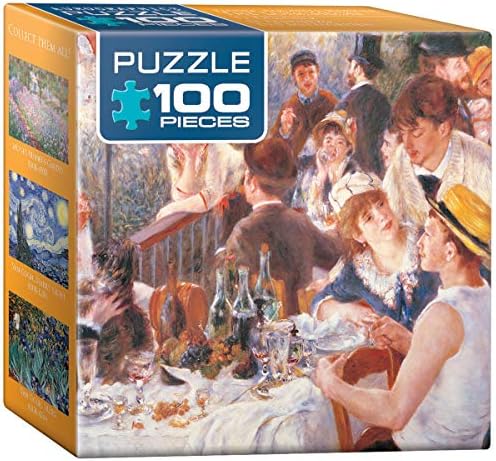 EuroGraphics The Luncheon by Pierre-Auguste Renoir Mini Puzzle (100-Piece) by EuroGraphics