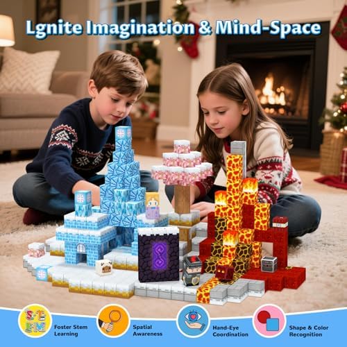 Magnetic Blocks , Building Toys for Boys & Girls, Birthday Gifts For Kids - Image 6