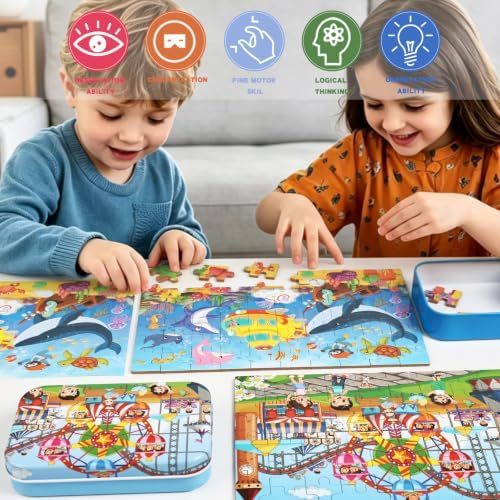 600 Piece Jigsaw Puzzle (Roller Coaster+Ocean) - Image 5