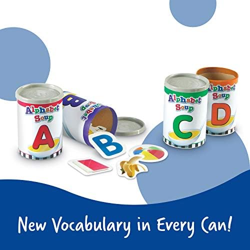 Learning Resources Alphabet Soup Sorters - 208 Pieces, Ages 3+, Early Phonics Manipulatives, ABCs, Alphabet Awareness & Recognition, Alphabet Soup Games - Image 5