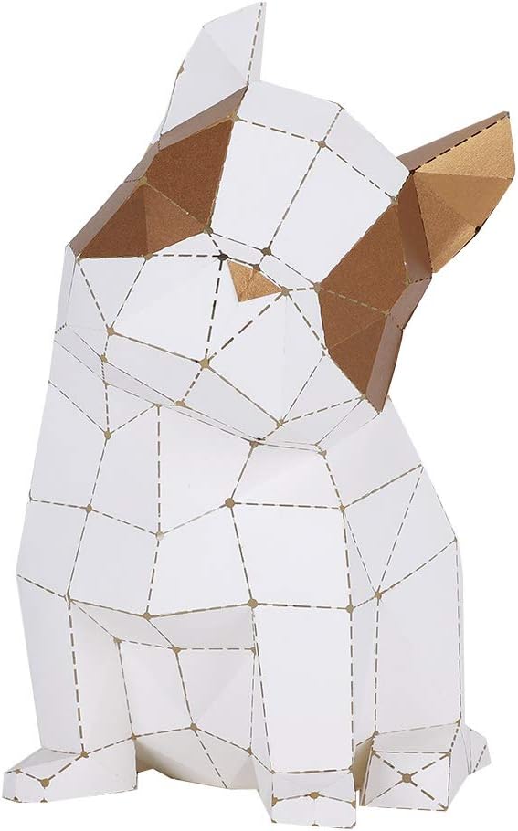 ZPurifylline Boardattack Papercraft Kit, Hand Made DIY Craft Set, USB Powered Children's Educational Toys with Light String, 8 Papercraft Cards for Creative Art Projects and Home Decor