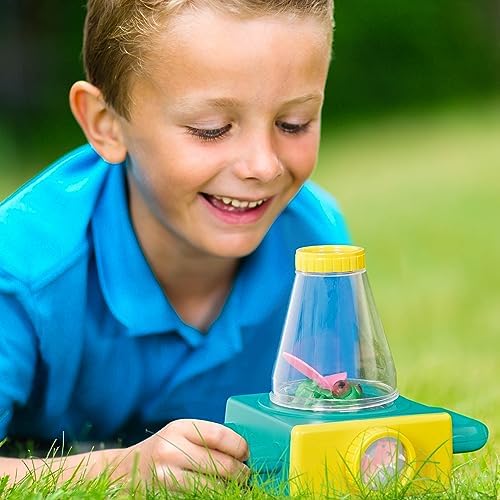 B. toys Kids Microscope Little Explorer Pack 9pc Science Set, Summer - Image 2