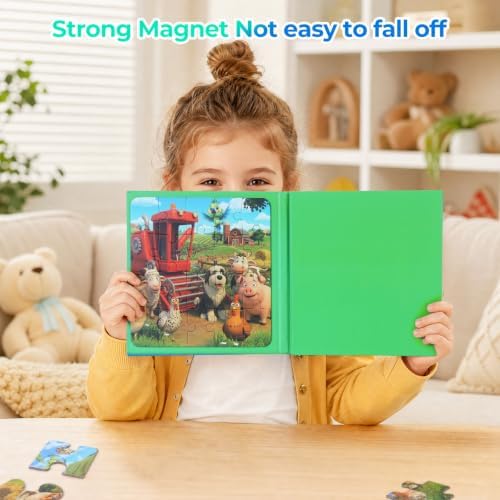 Nattork Magnetic Puzzle for Toddlers Boys Girls 3-5 4-8 5-6 Kids Puzzles - Image 6
