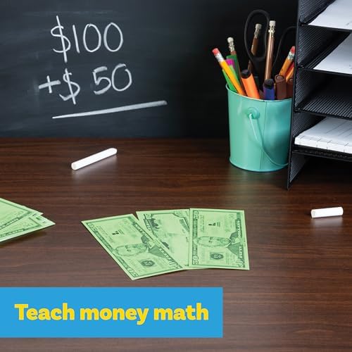 Learning Advantage Fifty Dollar Play Bills, Set of 50 Paper Bills - Image 4