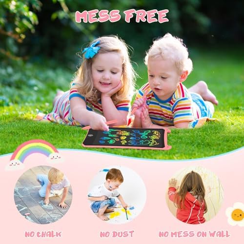 EooCoo Kids LCD Writing Tablet, Mess Free Coloring Books, Travel Toys - Image 4