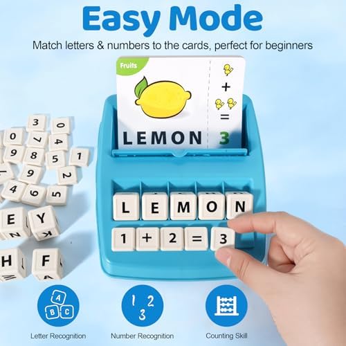 Montessori Matching Letter Game Toys for 3 4 5 Year Old Boy Girl Gifts Kids - Image 3