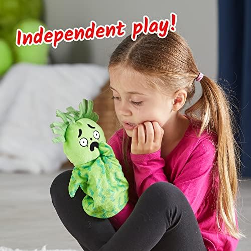hand2mind Feelings Family Hand Puppets and See My Feelings Mirror | Social Emotional Learning Activities - Image 4