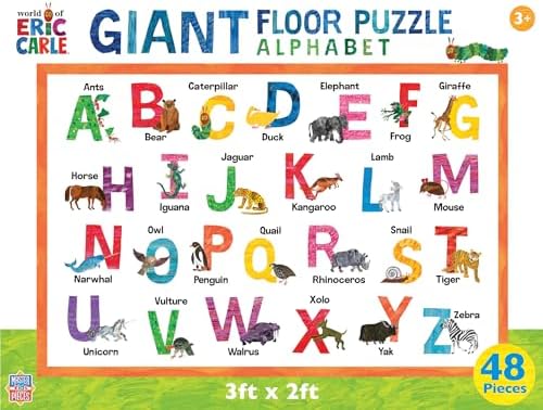 MasterPieces World of Eric Carle - Alphabet 48 Piece Floor Puzzle - Image 3