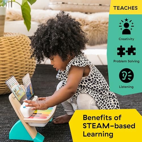 Baby Einstein and Hape Magic Touch Piano Wooden Musical Toddler Toy, Age 6 Months and Up - Image 2
