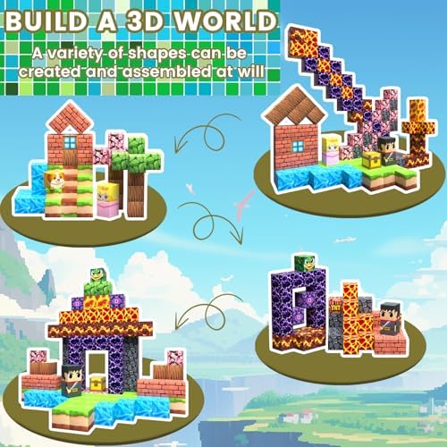 Magnetic Blocks, 100PCS Toys Building Cube Birthday Gifts for Kids - Image 2