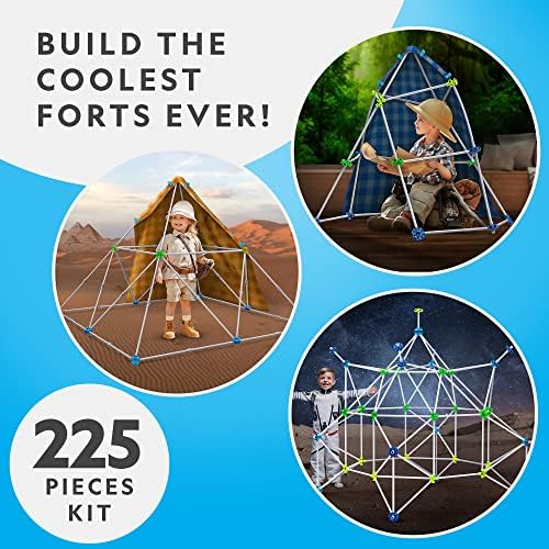 National Geographic Indoor Fort Building Kit 225-Piece Set for Kids - Image 3
