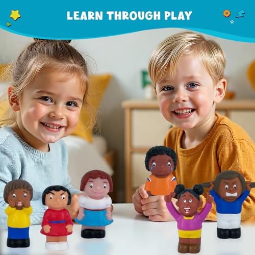 Get Ready Kids Multicultural Emotions Figurines - 8 Pc Feelings Toy Set - Image 4