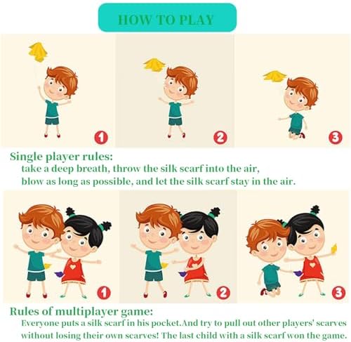 BoAn 12 PCS Dance Juggling Scarves, Silk Square Music Magic Movement Scarves, Children Movement Music Scarf, Colorful for Kids Play- 12 Colors, 24 by 24 Inches - Image 7